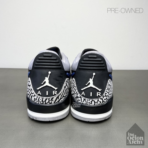 Size 10.5 Vintage 2019 Jordan Legacy 312 Low 'Royal' CD7069-041 Pre-Owned - Picture 4 of 11